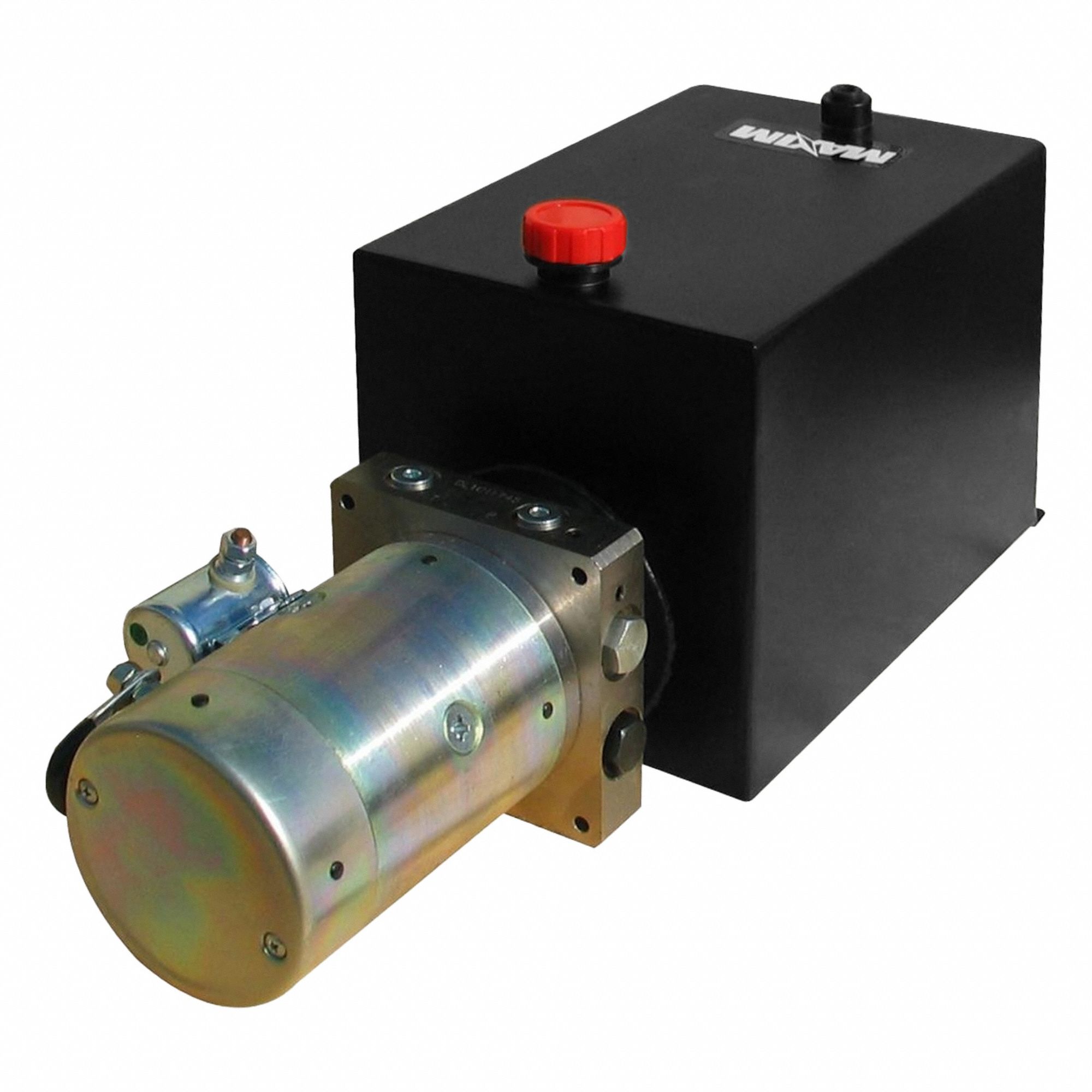 Hydraulic Power Unit: 1.3 gpm, 2, 500 psi Max. Pressure, 4 qt Reservoir Capacity, 12V DC, Poly