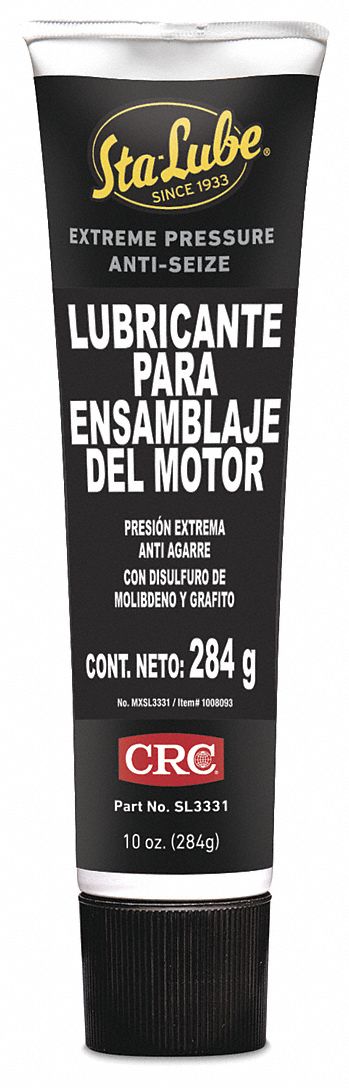 STA-LUBE Grasa de Ensamble de Motor, 10 oz., Tubo, Color Negro - Grasas