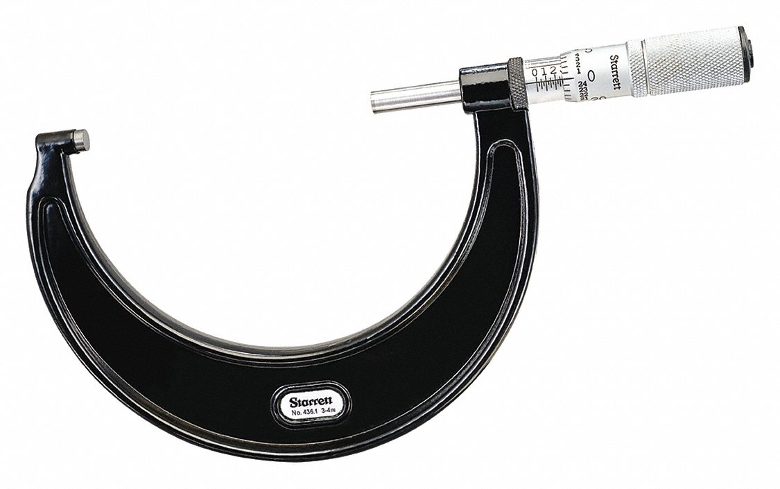 Mechanical Outside Micrometer: Inch, +/-0.00005 in Accuracy