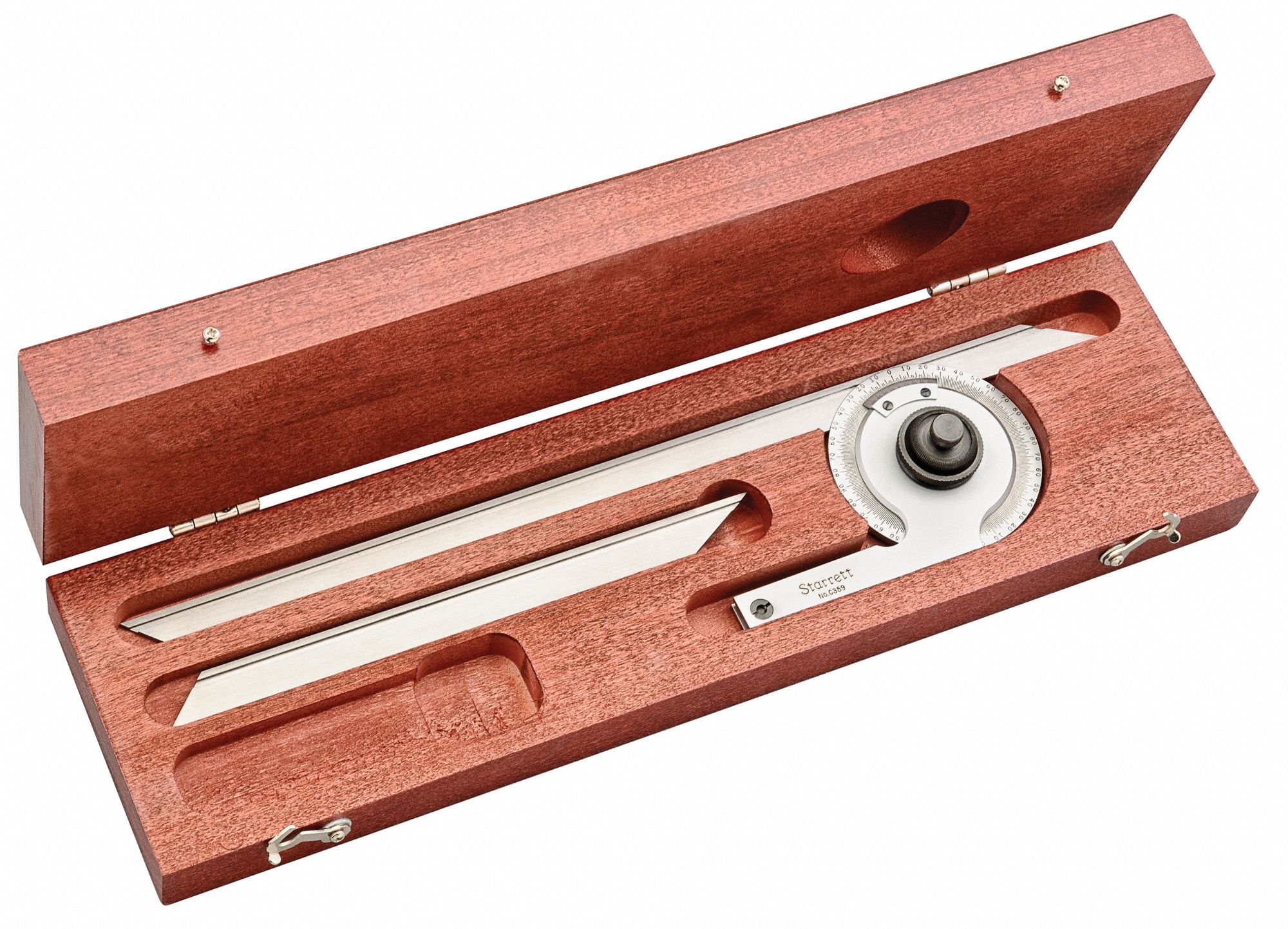 STARRETT Bevel Protractor, Operation Type Mechanical, Range 0° to 360