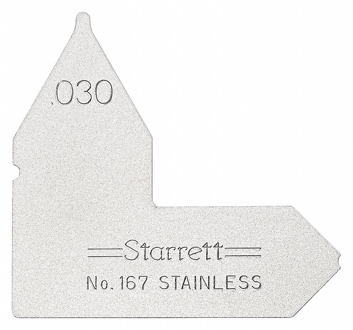 STARRETT 167-1/2 Radius Gage 