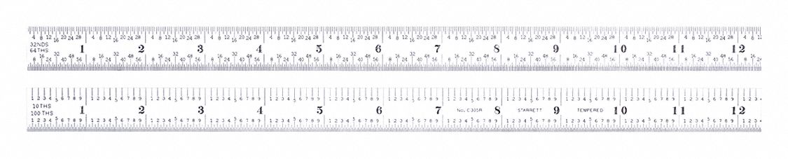 Starrett® - SAE 16R Full Flexible Ruler 