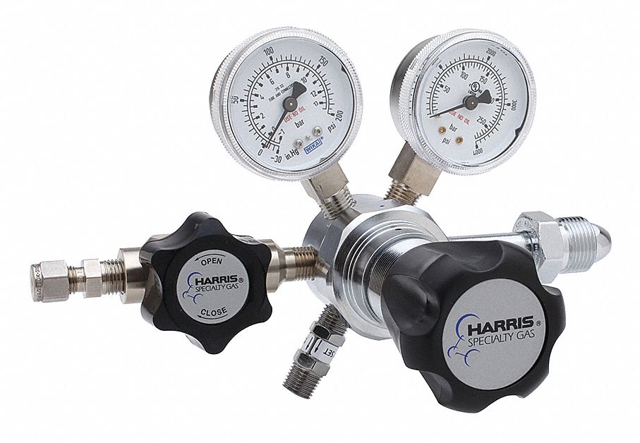 Details about   Harris No 47-125 CR Compressed Gas Regulator With Pressure Gauge 