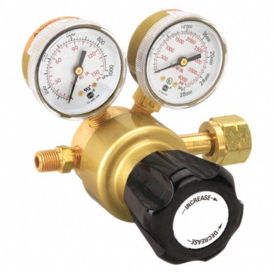 HARRIS, Single Stage, CGA 350 Inlet, Specialty Gas Regulator - 30AA58 ...