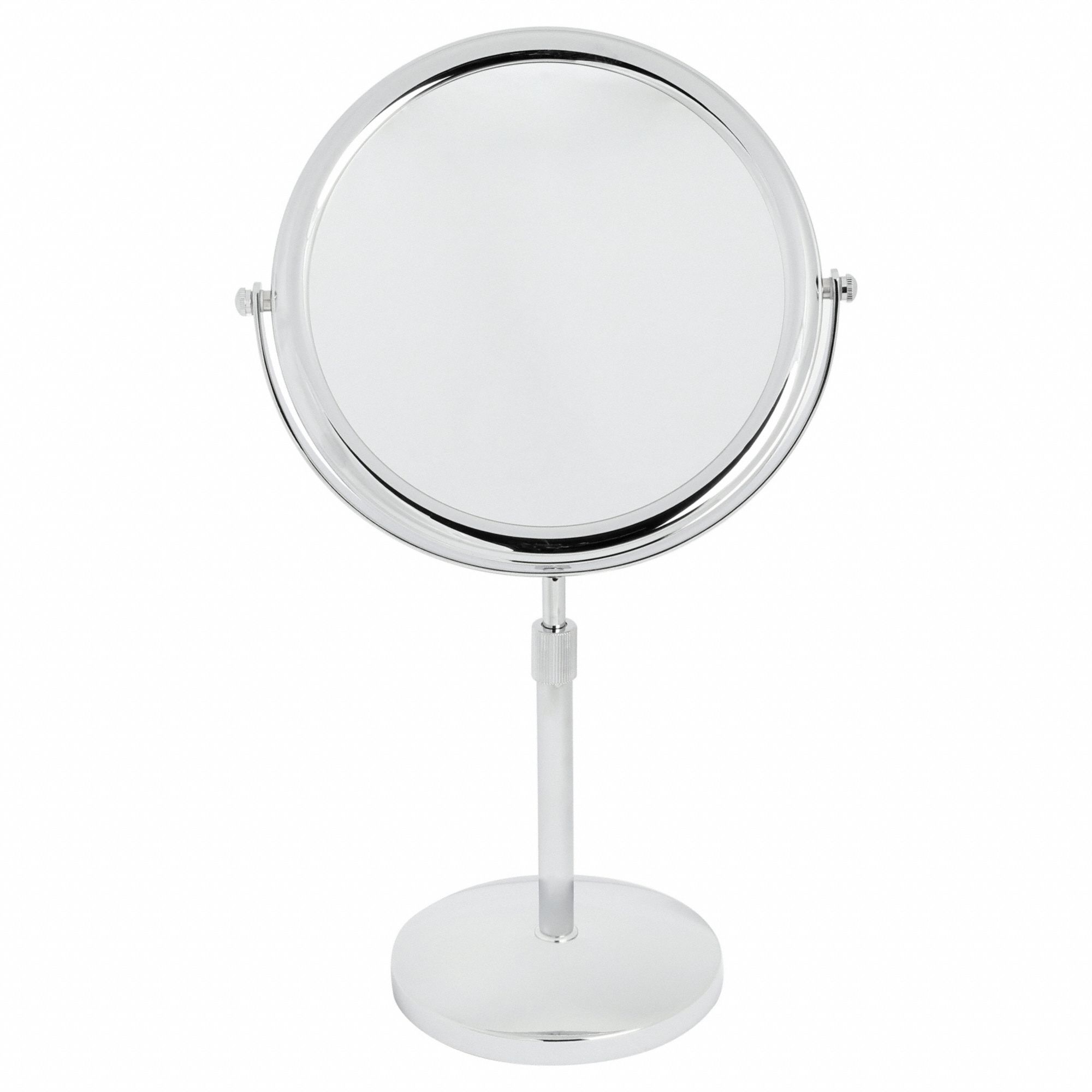 SEE ALL, Round, 20 in x 9 in x 6 in, Pedestal Makeup Mirror 30AC26