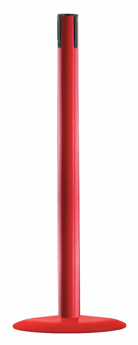 Receiver Post, 38 In H, Red