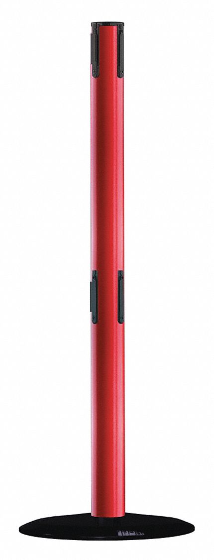 Receiver Post, 38 In H, Red