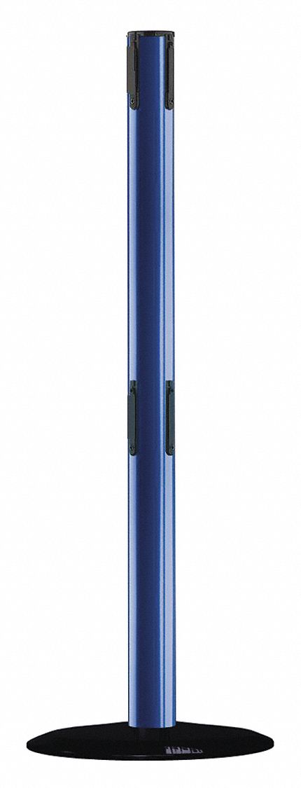 Receiver Post, 38 In H, Blue