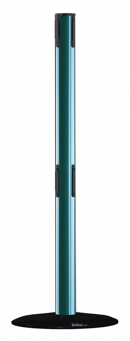 Receiver Post, 38 In H, Green