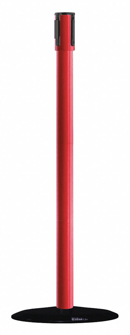 Receiver Post, 38 In H, Red