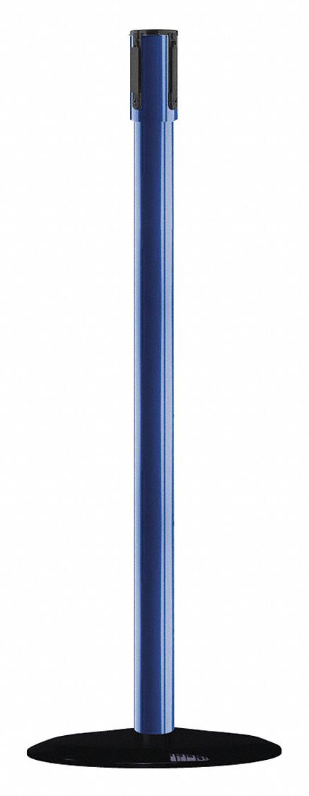 Receiver Post, 38 In H, Blue