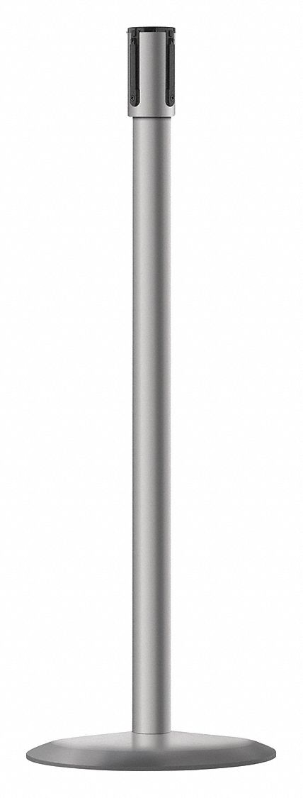 Receiver Post, 38 In H, Polished Stainless