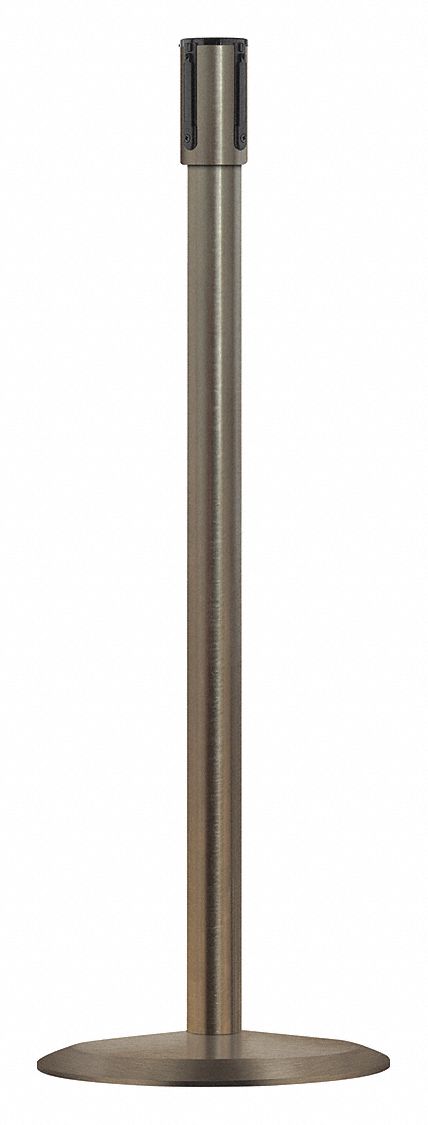 Receiver Post, 38 In H, Satin Stainless
