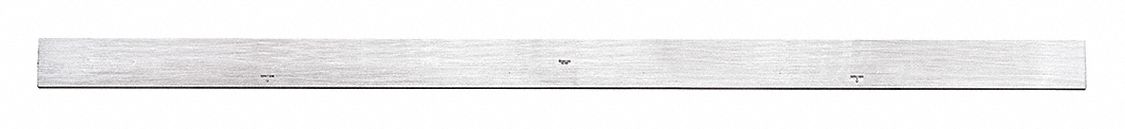 Straight Edge: Metric/SAE, Not Certified, Polished, Steel, ± 0.0002 in/ft, ± 0.0004 in