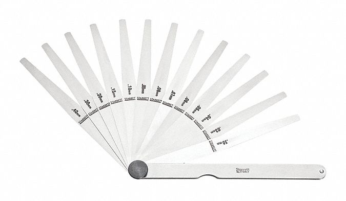 THICKNESS GAGE 13 TAPERED LEVES 0.0