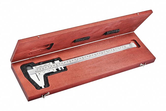 VERNIER CALIPER, STEEL, CHROME FINISH