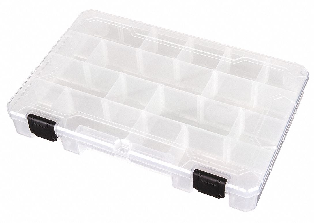 Details about   DURHAM MFG SPOS12-CLR Compartment Box,12 Compartments,Clear 
