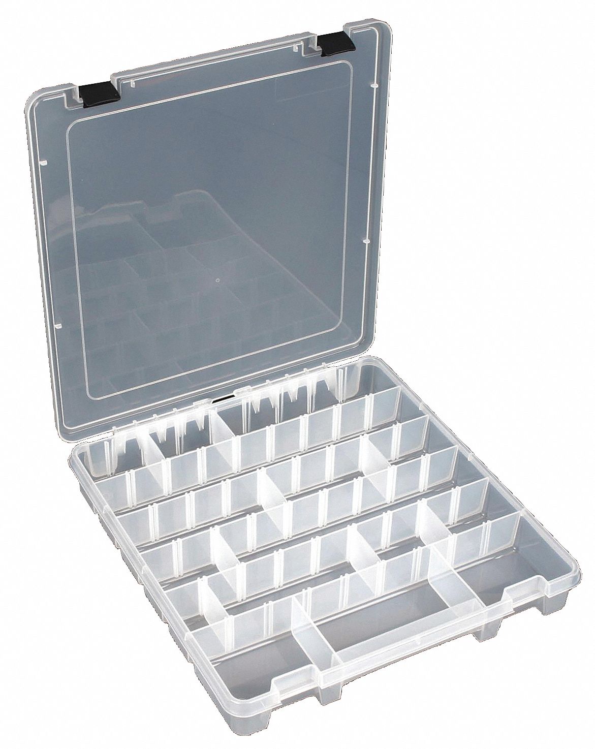 ADJUSTABLE COMPARTMENT BOX,CLEAR