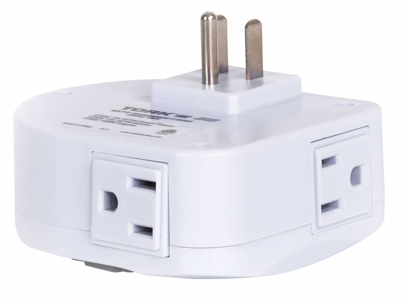 TORK Plug In Timer, White, Min. Time Setting 1 min, Max. Time Setting