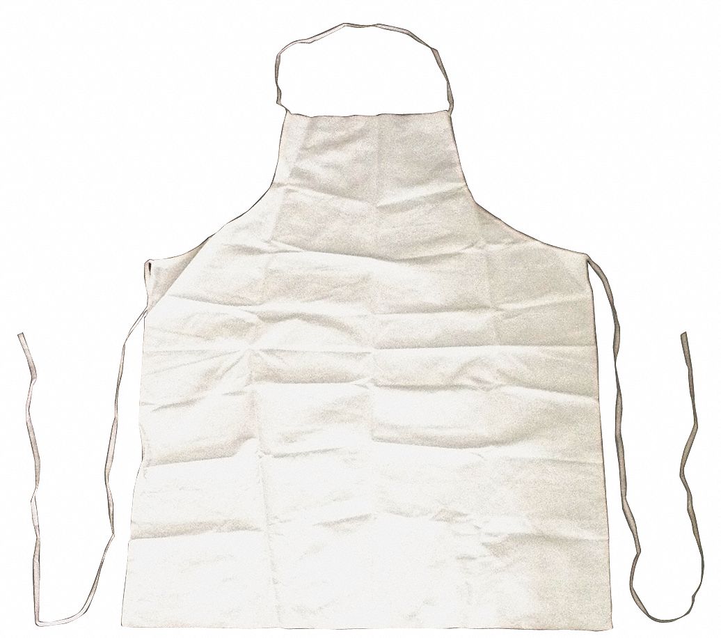 Disposable Sleeve Apron, 273/4" x 351/2", White Grainger