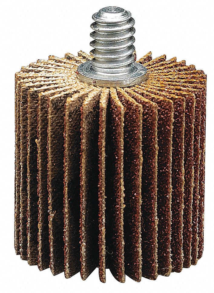 Norton 66623399112 Norton Mounted Flap Wheel Coarse, Coated, 1 in, 5/8