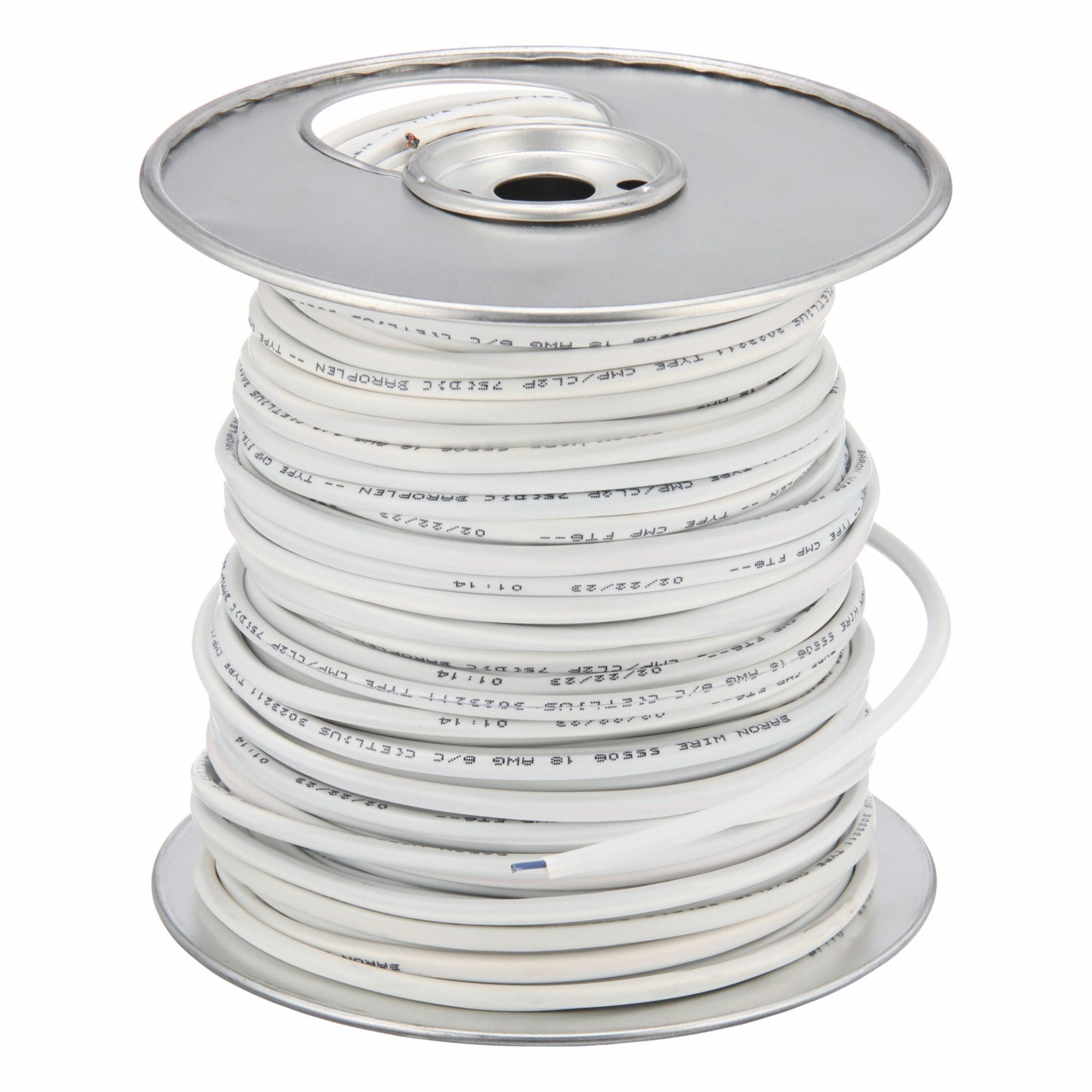 Thermostat Wire: 18 AWG Conductor Size, 6 Conductors, 250 ft Overall Lg, 300 V Volt, CL2P