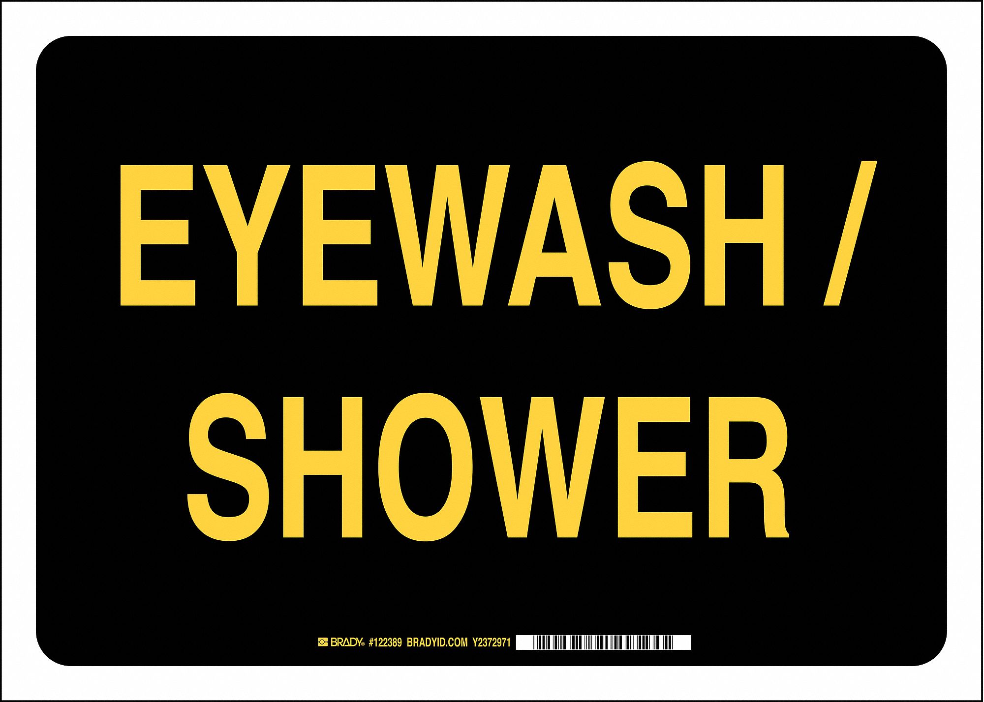Eye Wash Sign