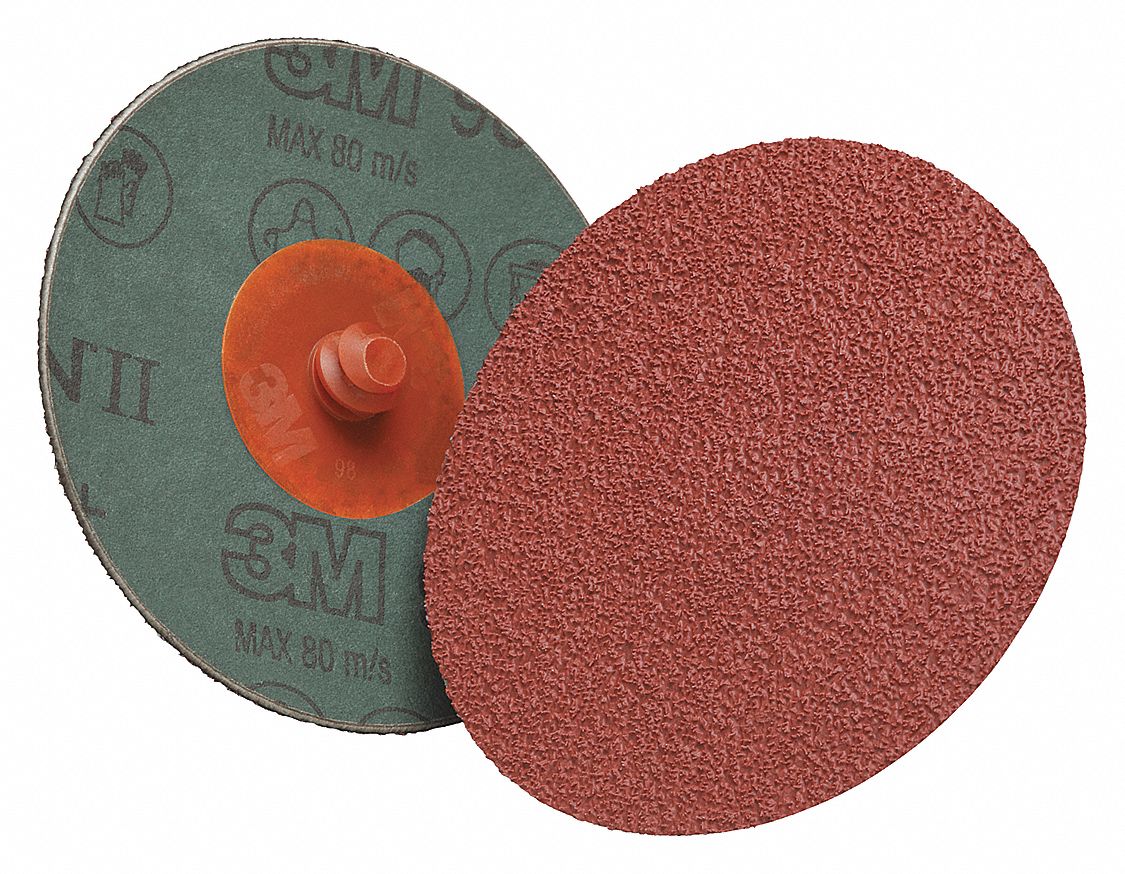 3M CUBITRON II Fiber Disc 3 in Disc Dia, 60 Abrasive Grit, Coarse