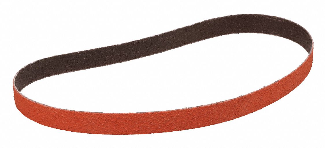 SANDING BELT,24 IN L,1/2 IN W,200PK