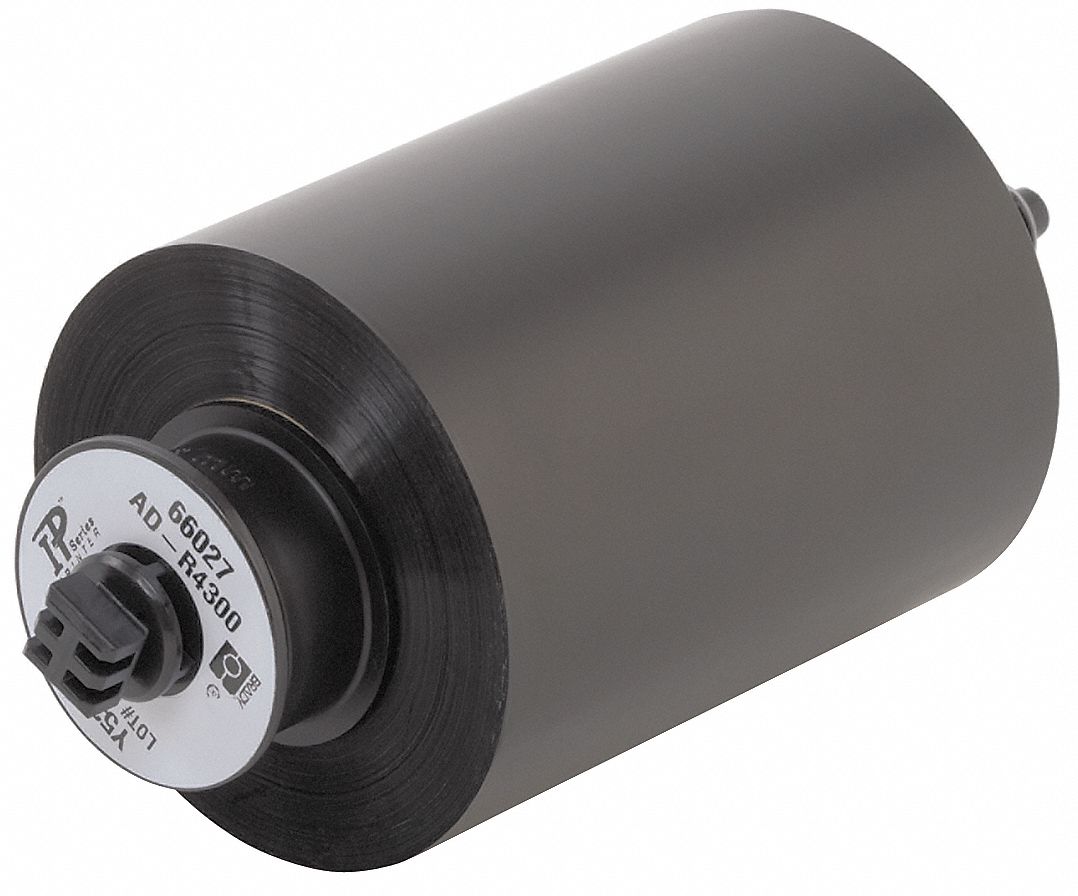 3 1/4 in x 984 ft, Black, Label Printer Ribbon 30CZ93IPR6202 Grainger