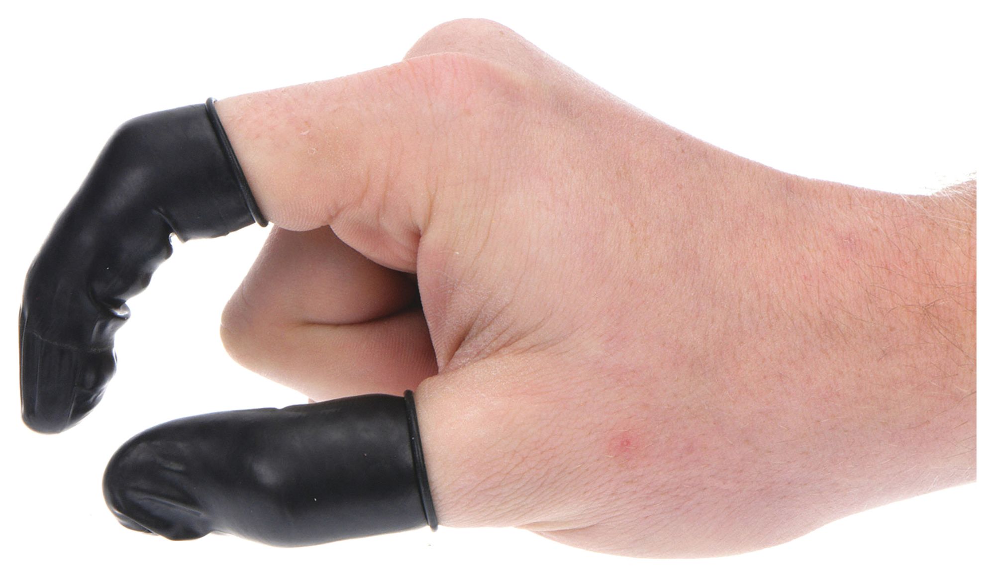 BOUTS DE DOIGTS DIS LA STATIQUES,3MIL,NOIR,P,2 3/4PO,720PQT