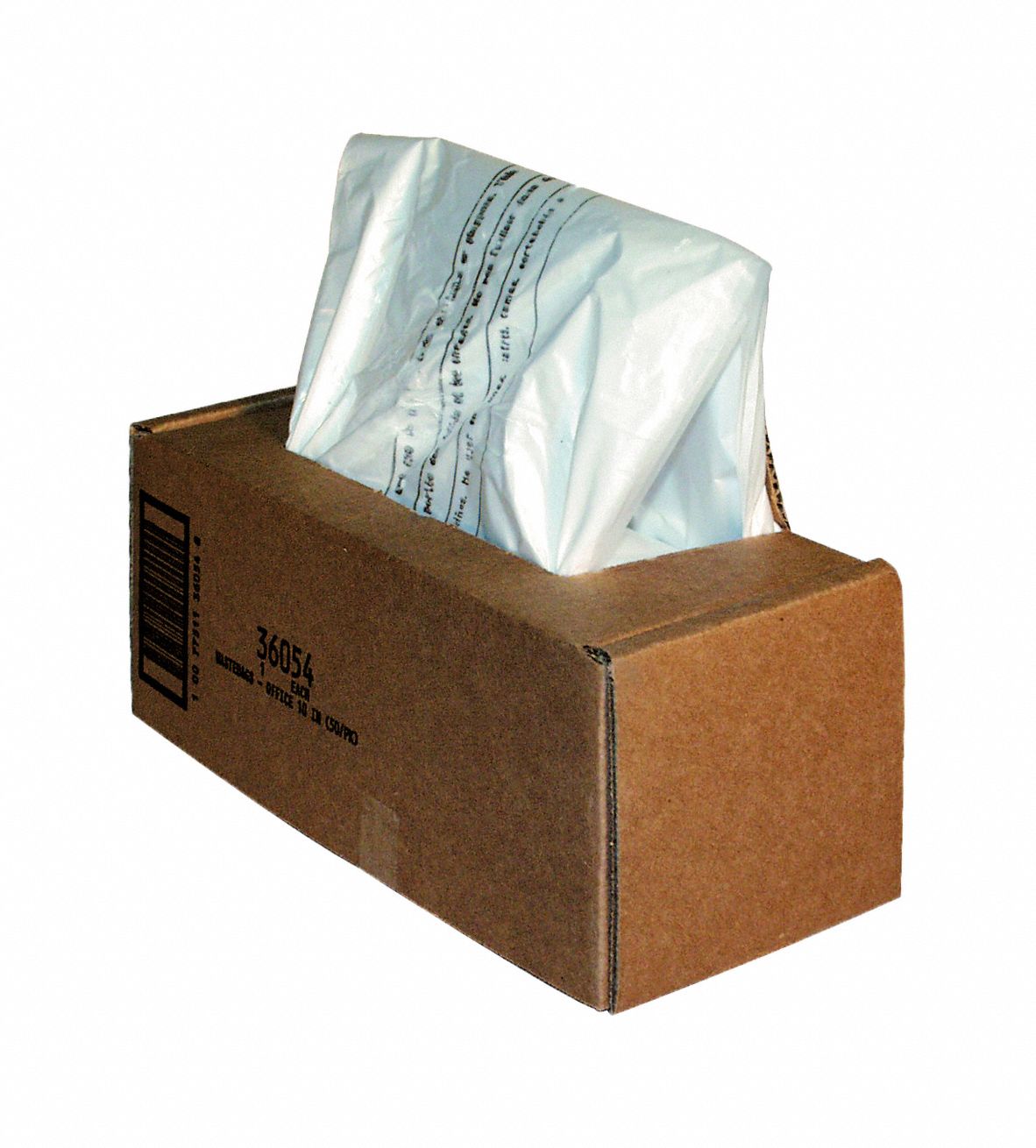 Shredder Bags: For 125i/225Ci/225i/225Mi/25Ci, Clear Plastic, 50 PK