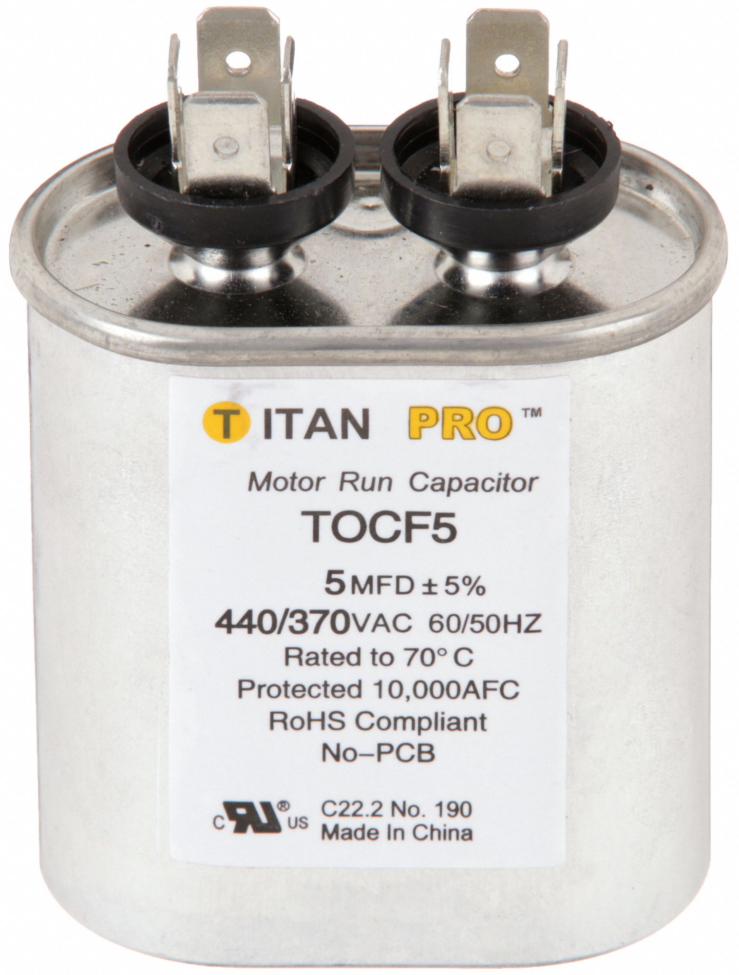 CNDNSTR MARCHE MOTEUR,5 MFD,H 2-3/4 PO