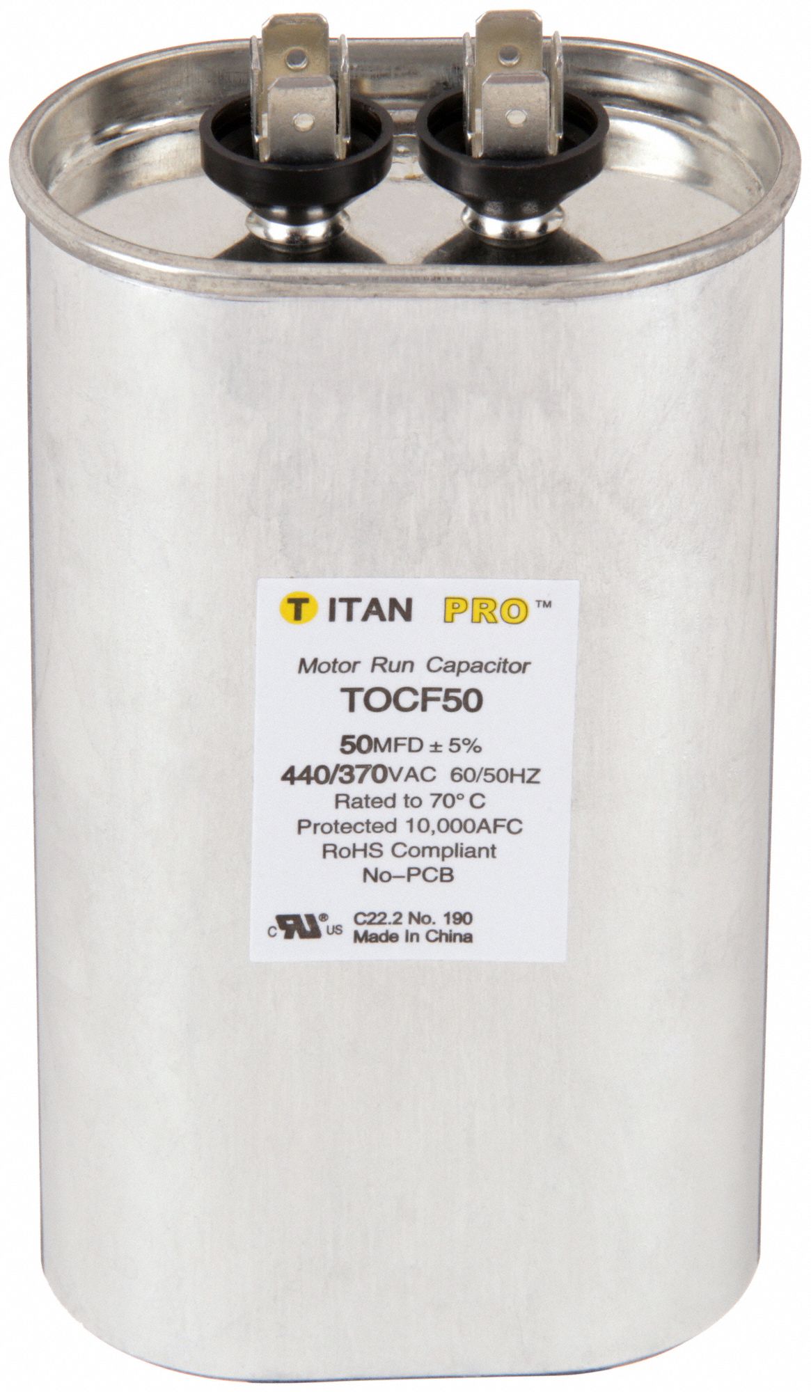 CNDNSTR MARCHE MOTEUR,50 MFD,H 3-7/16 PO