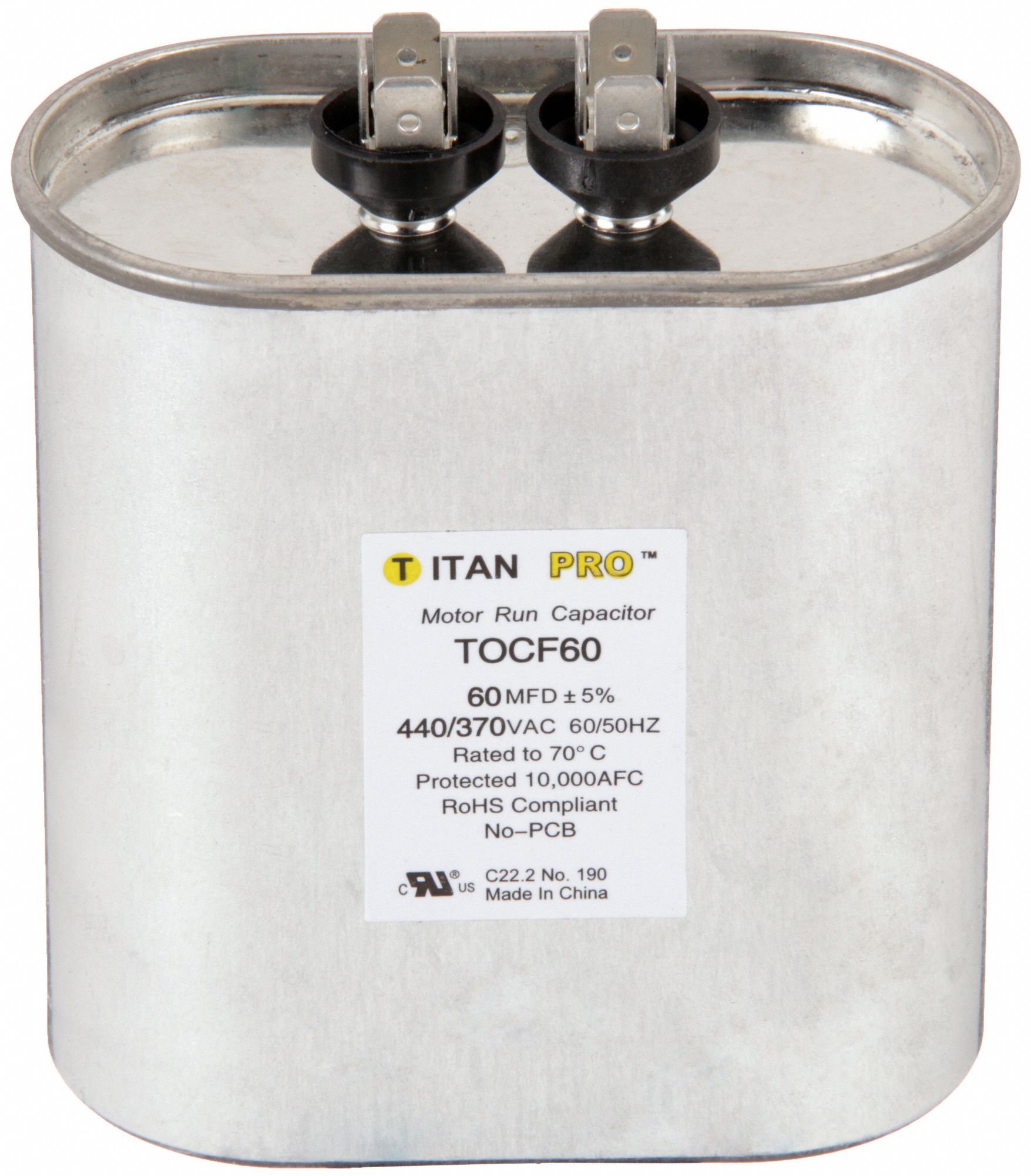 CNDNSTR MARCHE MOTEUR,60 MFD,H 4-5/16 PO