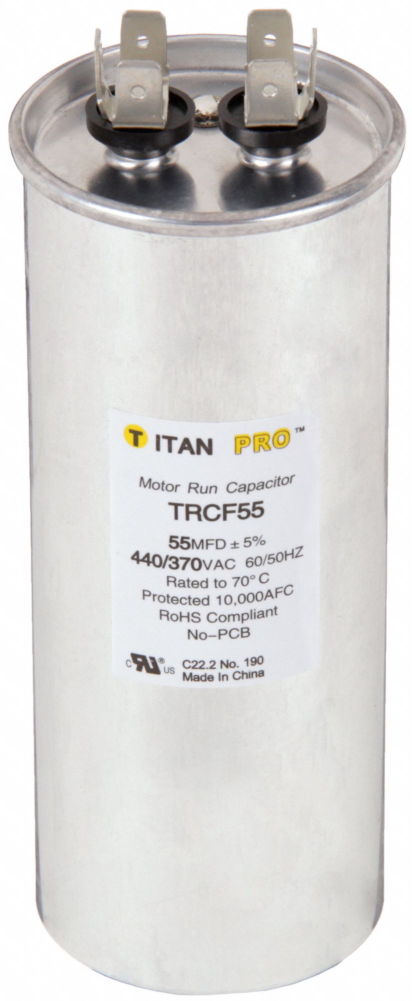 CNDNSTR MARCHE MOTEUR,55 MFD,H 5-1/4 PO