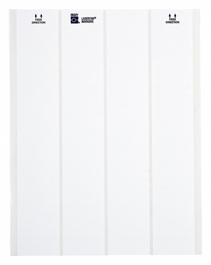 WraparoundLabel White 1inW PK52