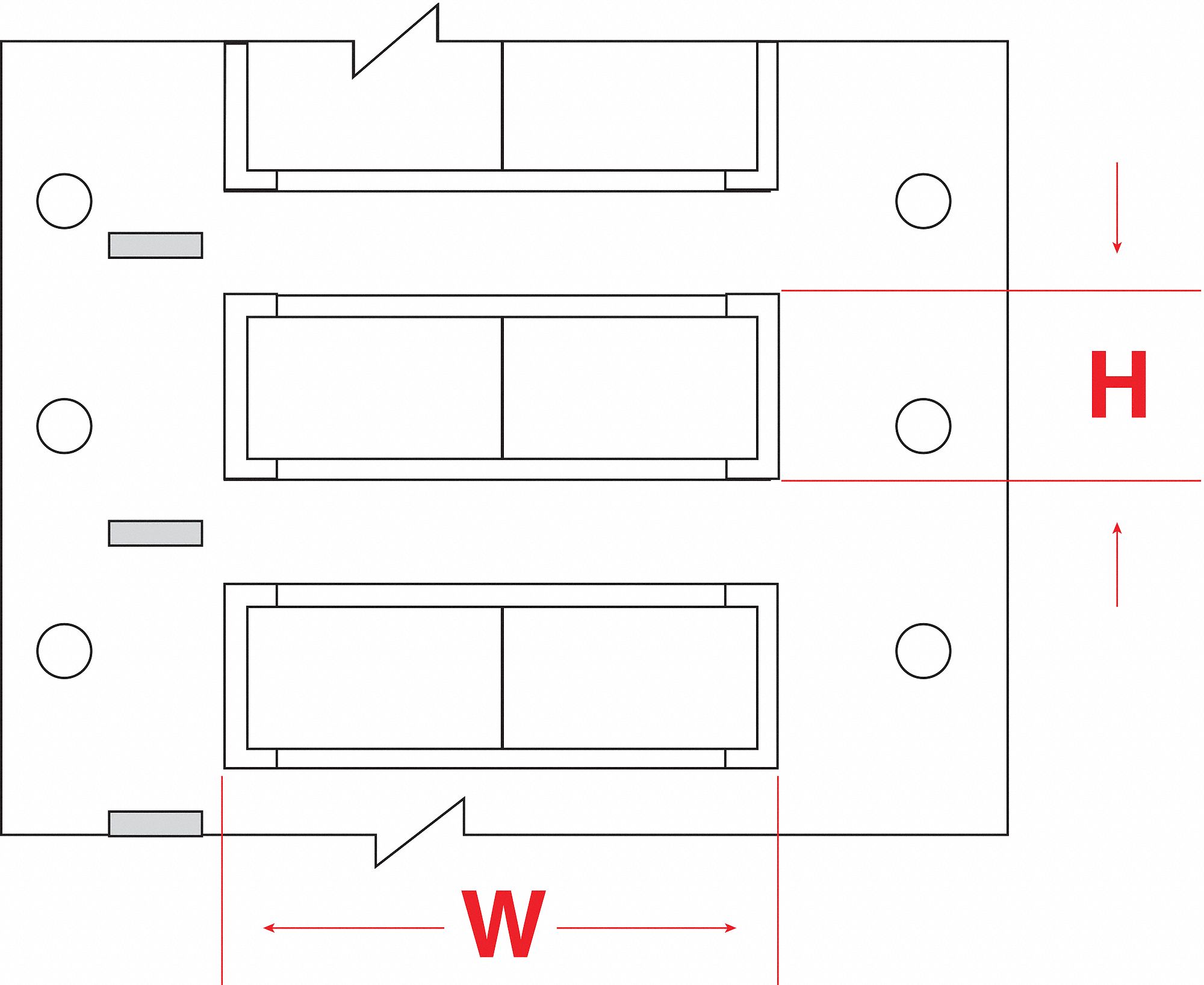 Sleeve Label: 3/8 in x 3/4 in, Polyolefin, White (Matte), For 4 AWG to 12 AWG Wire Gauge