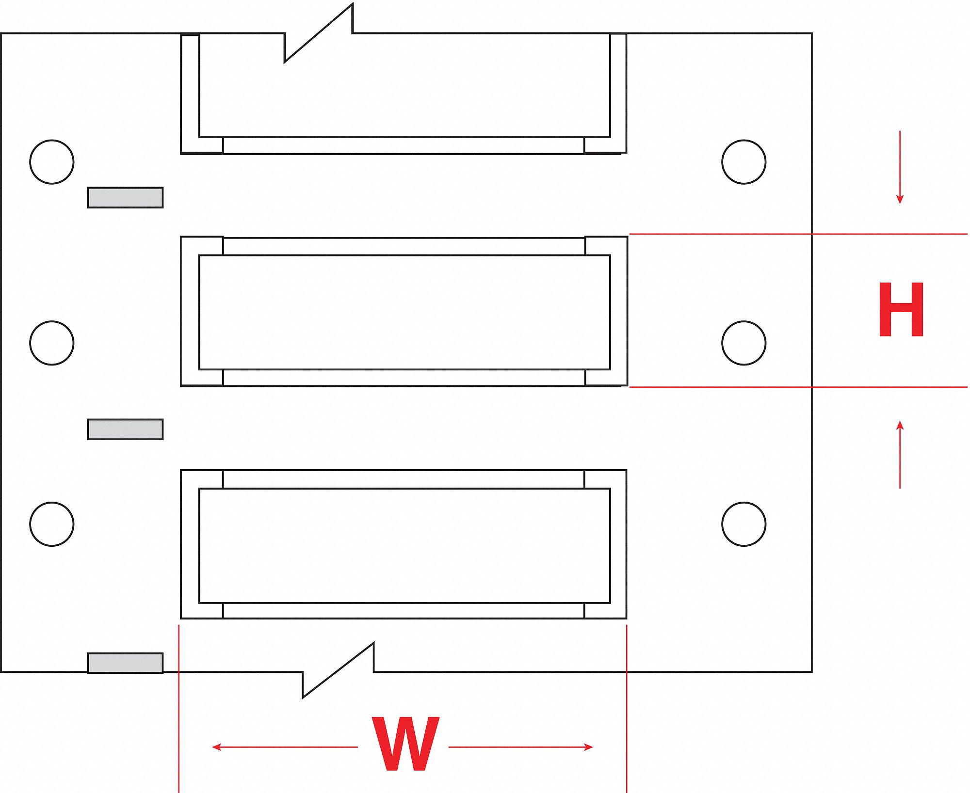 Sleeve Label: 3/8 in x 2 in, Polyolefin, White (Matte), For 4 AWG to 12 AWG Wire Gauge