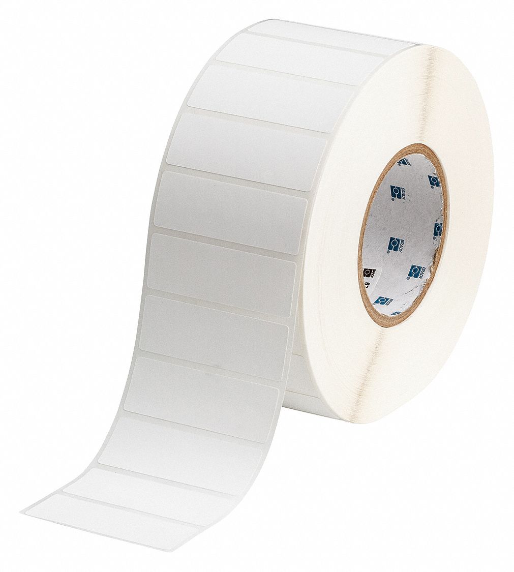 1 in x 3 in, Halogen Free Polypropylene, Precut Label Roll 30DV67THT