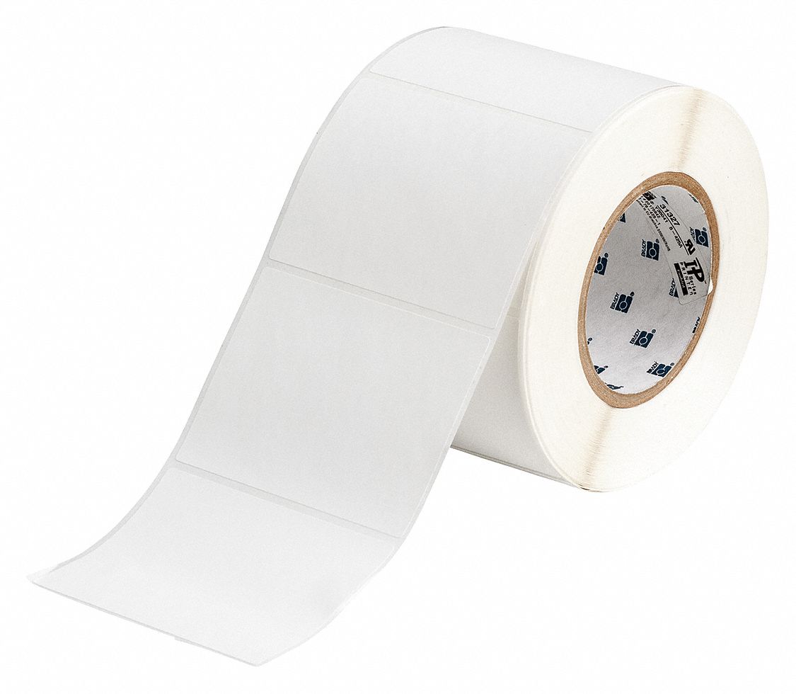 3 in x 4 in, Halogen Free Polypropylene, Precut Label Roll - 30DW10|THT ...