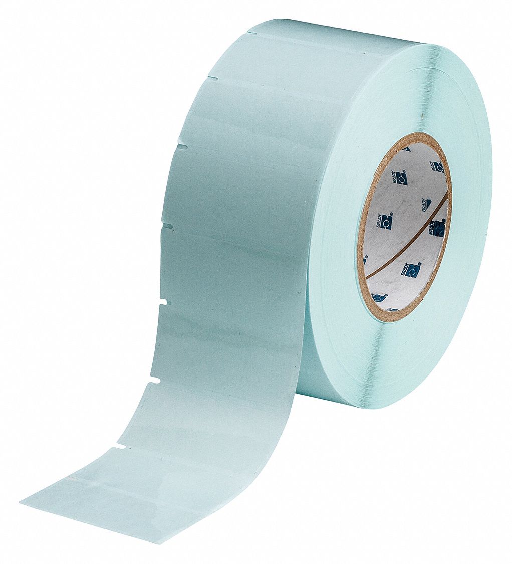 Pre-Cut Label Stock Roll: Tamper Indicating, 1 1/4 in x 2 3/4 in, 1 1/4 in, Clear (Gloss)