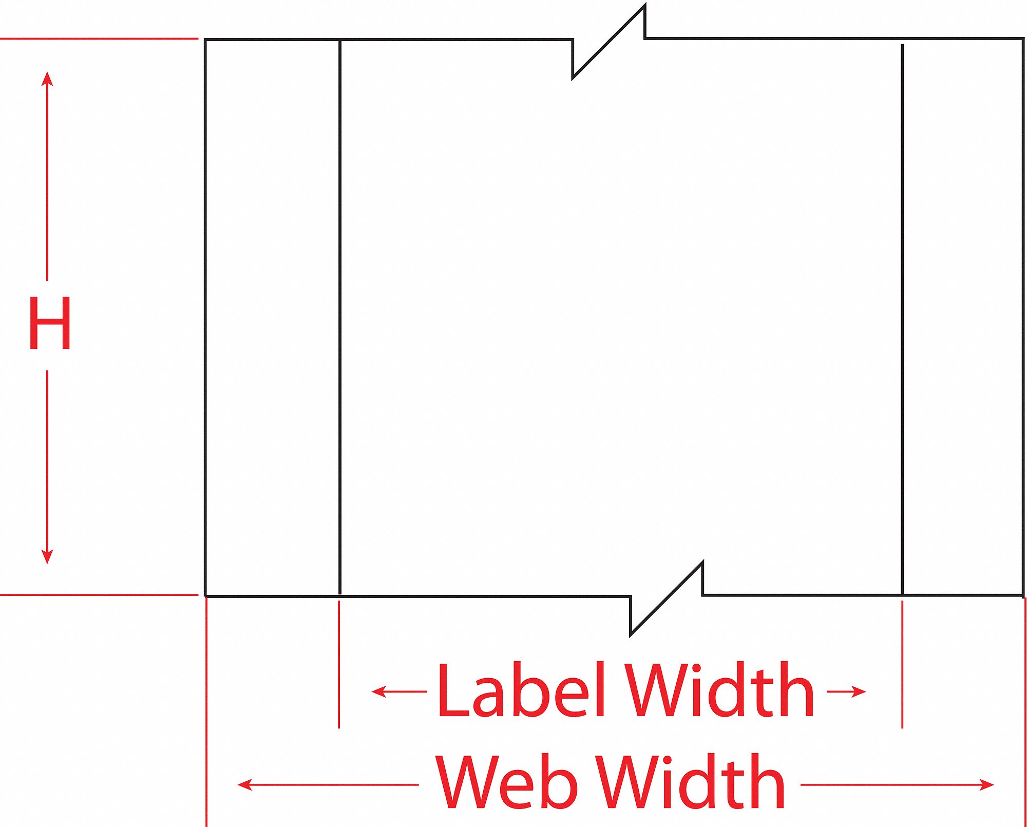Continuous Label Stock: 4 in x 300 ft, Metalized Polyester, Gray (Matte), Outdoor