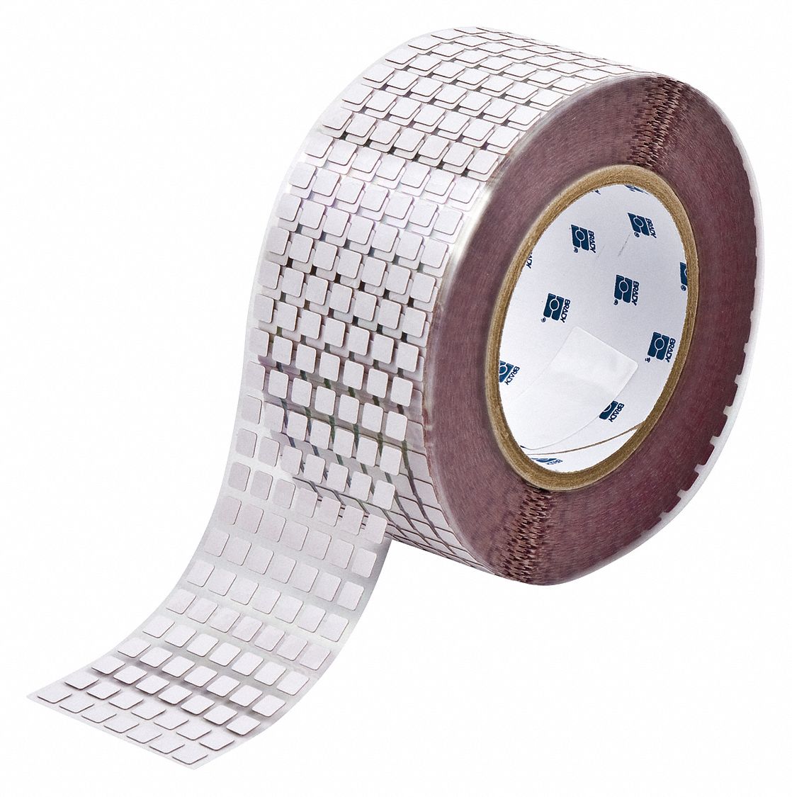 Pre-Cut Label Stock Roll: Water Indicating, 1/4 in x 1/4 in, 1/4 in, White (Gloss)