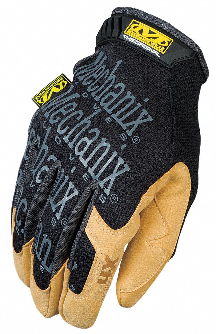 MATERIAL4X MECHANICS GLOVES, XL (11) FULL FINGER, SYNTHETIC LEATHER, 1 PR