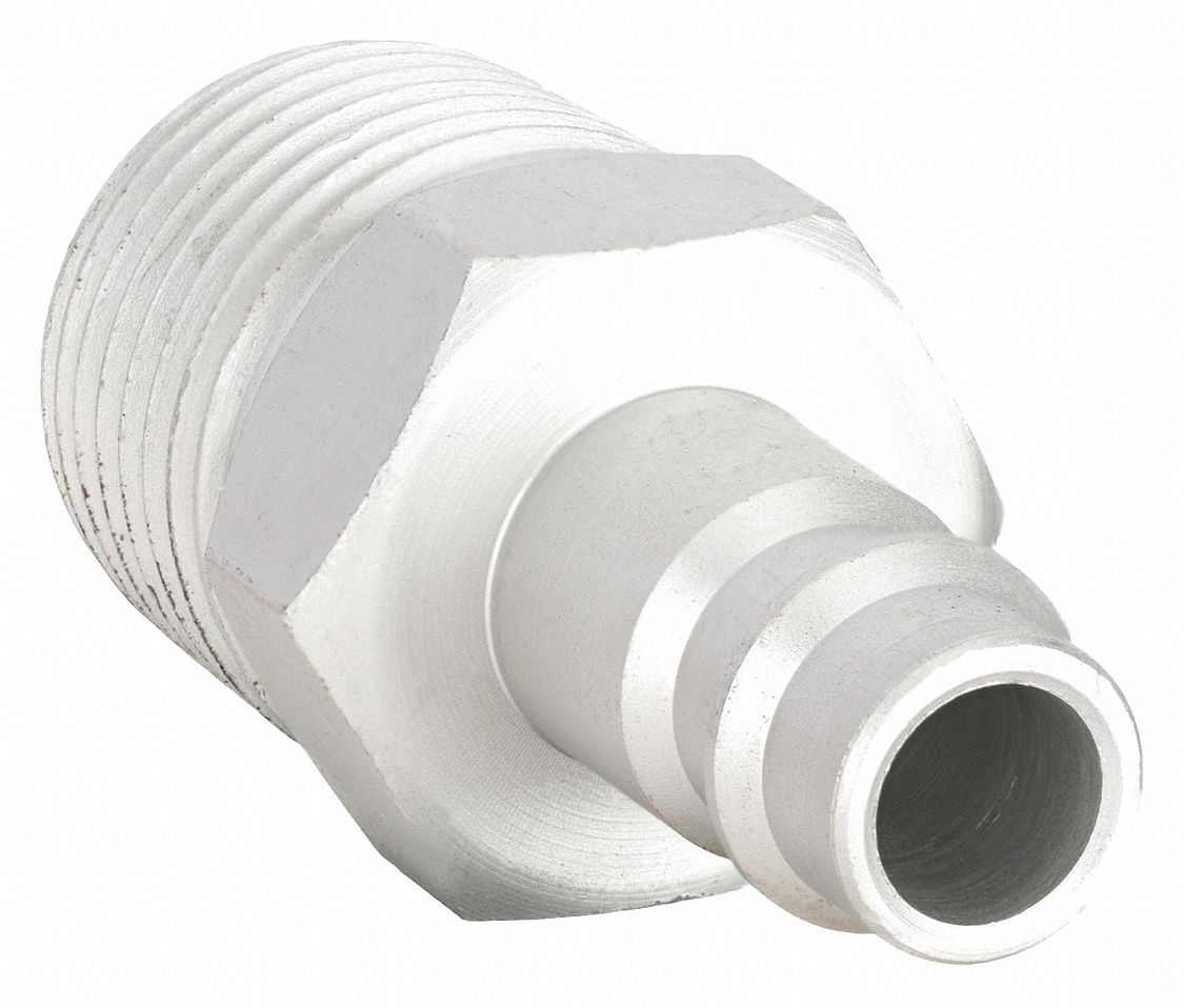 QUICK CONNECT HOSE COUPLING, ¼ IN BODY SIZE, ¼ IN HOSE FITTING SIZE, MNPT