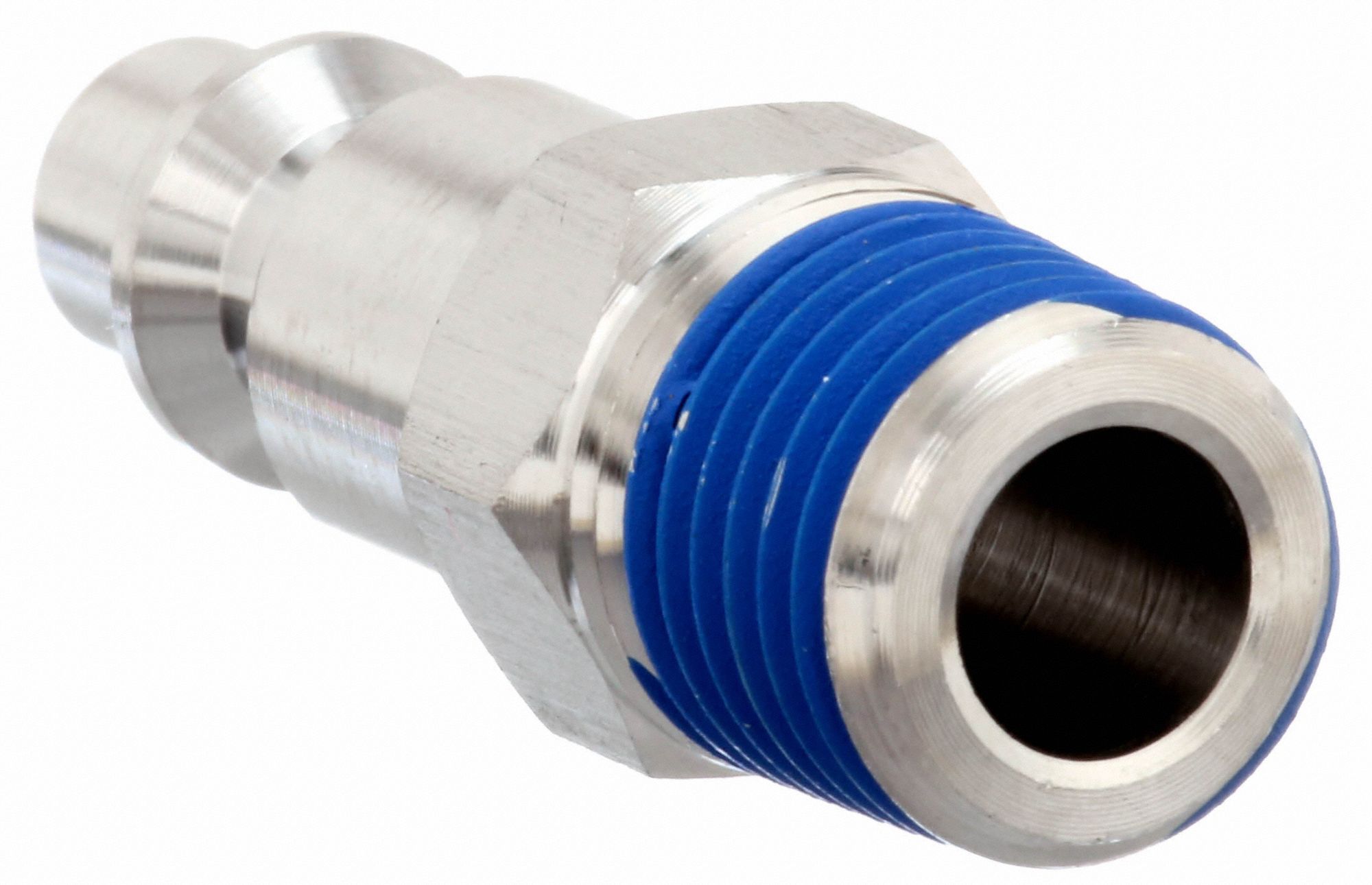 SPEEDAIRE Quick Connect Hose Coupling 1/4 in Body Size, 1/4 in Hose Fitting Size, Plug, Male