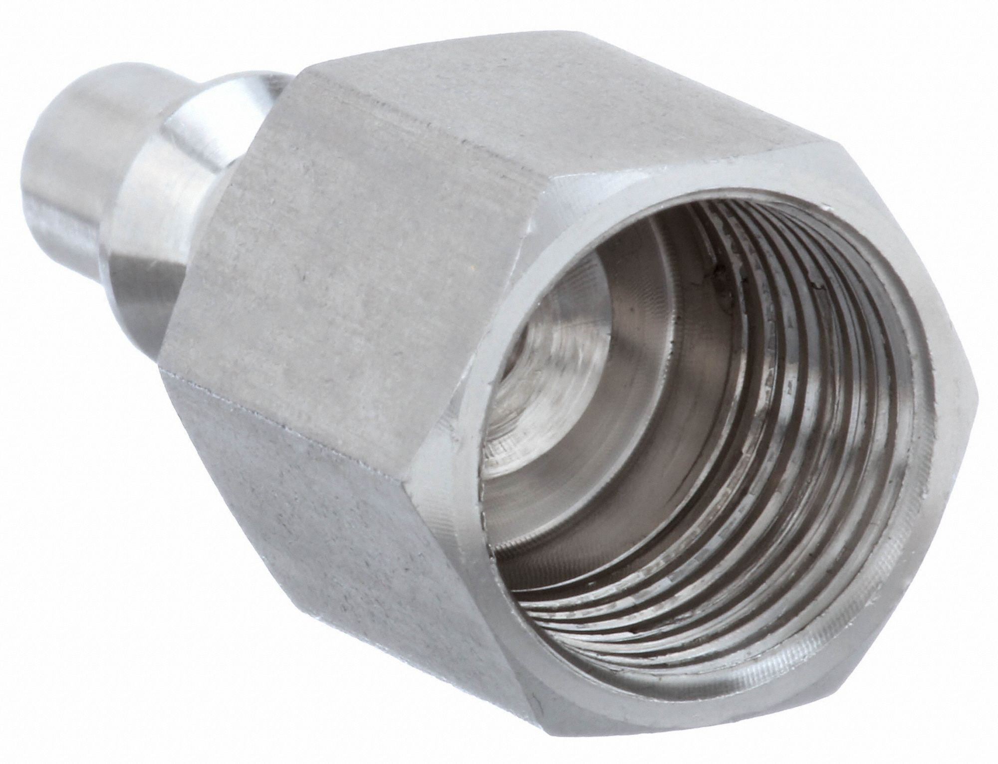 SPEEDAIRE Quick Connect Hose Coupling 1/4 in Body Size, 3/8 in Hose