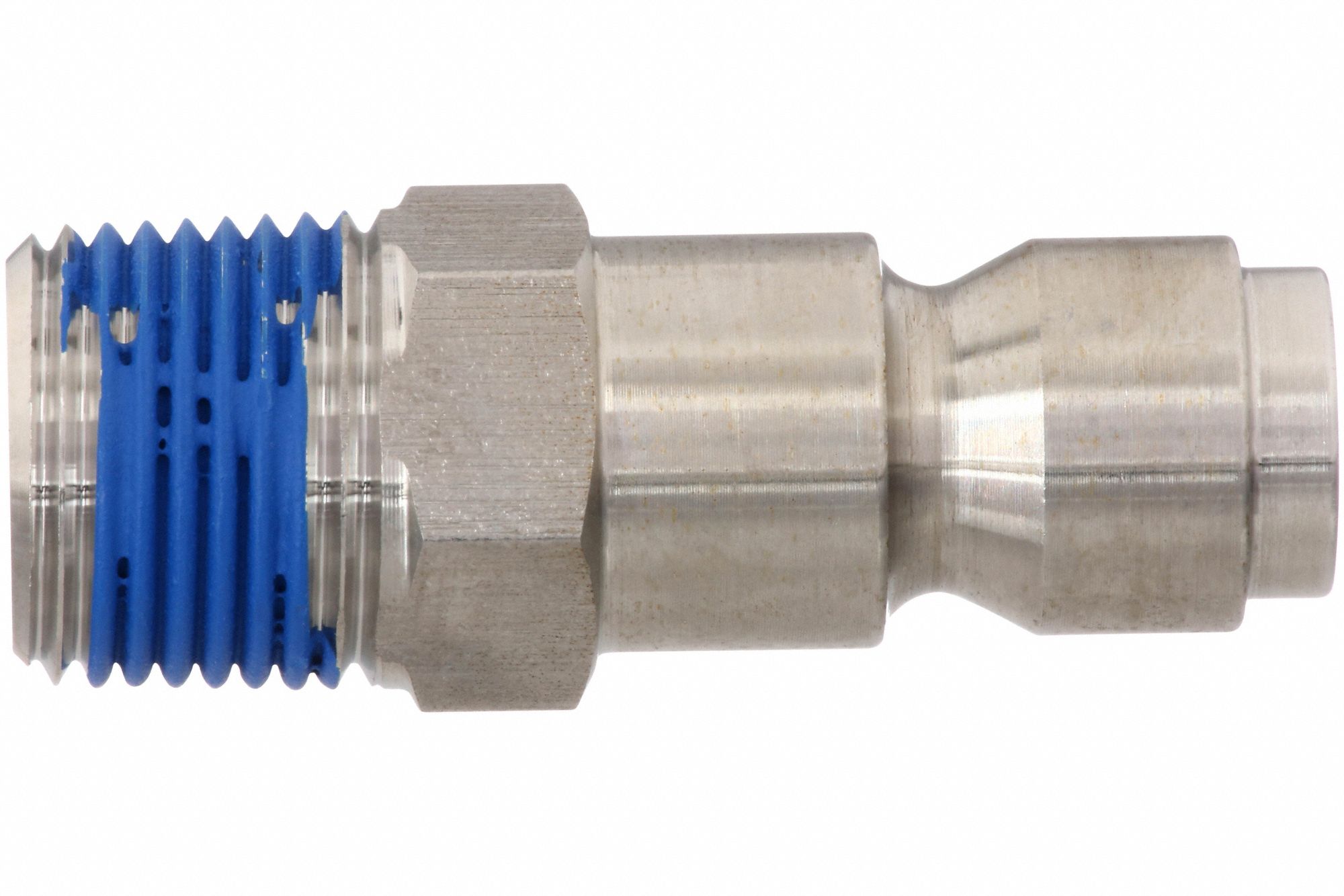 QUICK CONNECT HOSE COUPLING, ¼ IN BODY SIZE, ¼ IN HOSE FITTING SIZE, MNPT, MALE