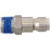 Tru-Flate Automotive Stainless Steel Quick-Connect Air Coupling Plugs